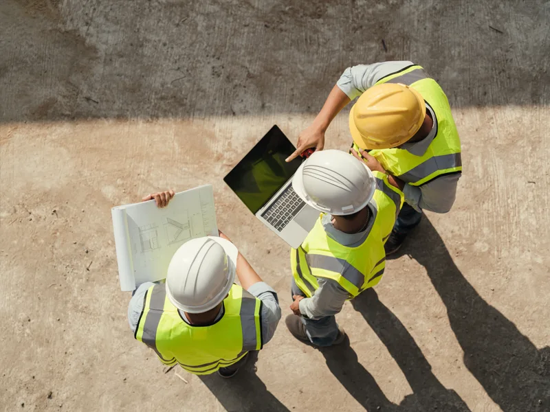 Site facility management — JAS technical team on-site Abu Dhabi UAE